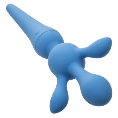 Calexotics - couture kit vibrador wand 10 vibrações azul calexotics caliente. Pt
