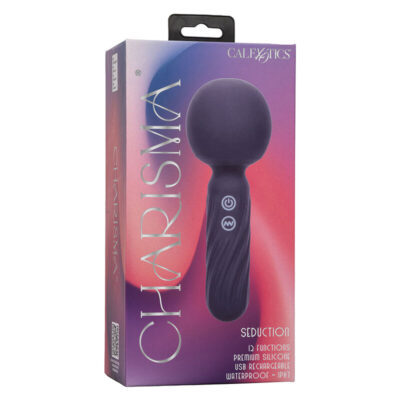 Calexotics - charisma seduction massager 12 funções 17,75 cm x 6,25 cm roxo calexotics caliente. Pt