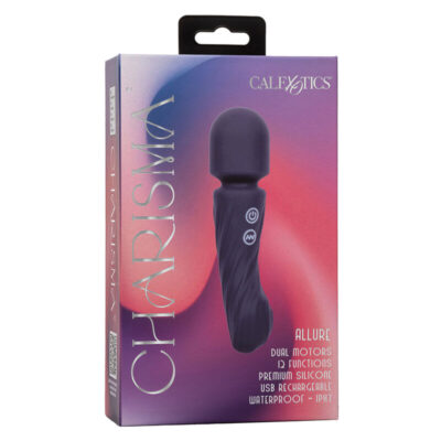Calexotics - charisma allure massager dual motors 12 funções 17,25 cm x 4,5 cm roxo calexotics caliente. Pt