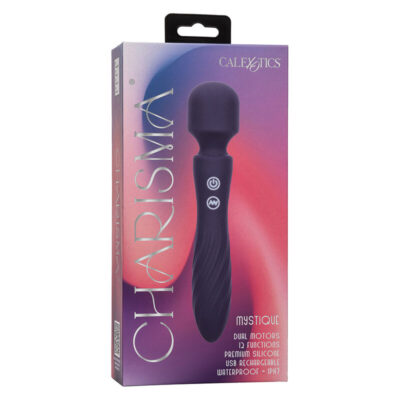 Calexotics - charisma mystique massager dual motors 12 funções 20,5 cm x 4,5 cm roxo calexotics caliente. Pt