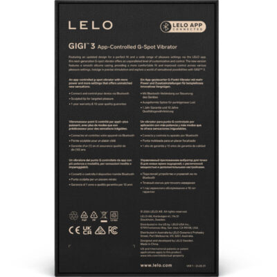 Lelo - gigi™ 3 vibrador g-spot rosa lelo caliente. Pt