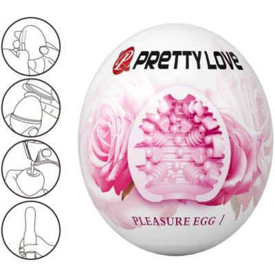 Alternative view of PRETTY LOVE - MASTURBADOR MASCULINO ROSA OVO