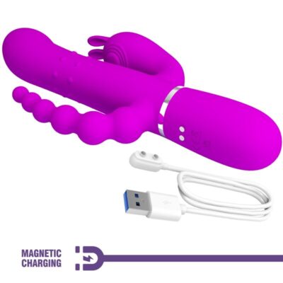 PRETTY LOVE - CAMMY VIBRADOR TRIPLO MULTIFUNCIONAL 4 EM 1 ROSA 16 Pretty love - cammy vibrador triplo multifuncional 4 em 1 rosa pretty love flirtation caliente. Pt
