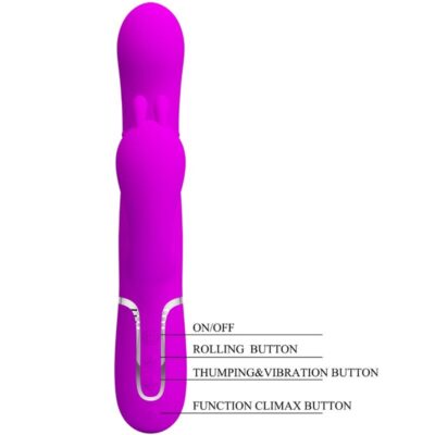 PRETTY LOVE - CAMMY VIBRADOR TRIPLO MULTIFUNCIONAL 4 EM 1 ROSA 17 Pretty love - cammy vibrador triplo multifuncional 4 em 1 rosa pretty love flirtation caliente. Pt