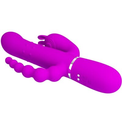PRETTY LOVE - CAMMY VIBRADOR TRIPLO MULTIFUNCIONAL 4 EM 1 ROSA 14 Pretty love - cammy vibrador triplo multifuncional 4 em 1 rosa pretty love flirtation caliente. Pt