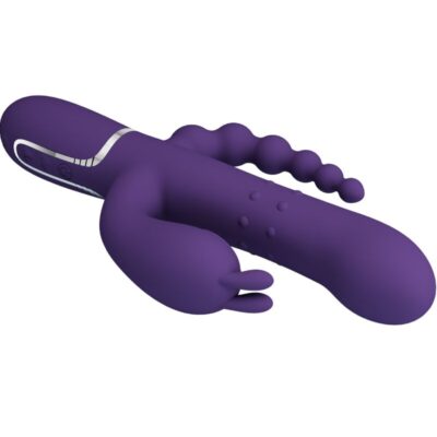 Pretty love - cammy triplo vibrador multifunção 4 em 1 roxo pretty love flirtation caliente. Pt