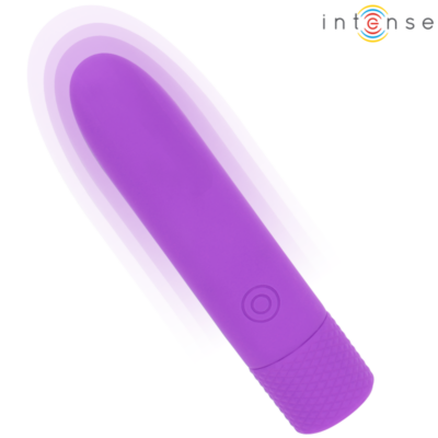 Intense - symone usb recarregável vibratória bullet 8 vibrações roxo 10 x 2,2 cm intense fun caliente. Pt