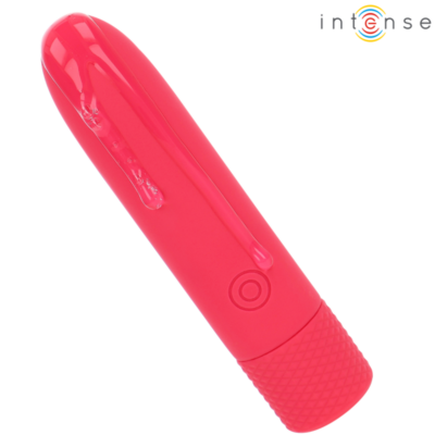 Intense - symone usb recarregável vibratória bullet 8 vibrações vermelho 10 x 2,2 cm intense fun caliente. Pt