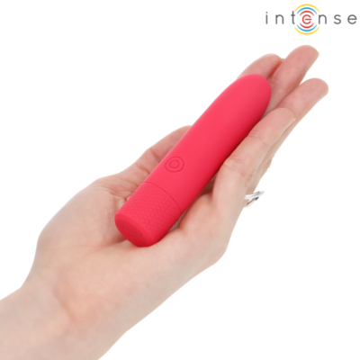 Intense - symone usb recarregável vibratória bullet 8 vibrações vermelho 10 x 2,2 cm intense fun caliente. Pt