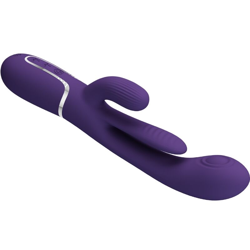 PRETTY LOVE - SHANIA TRIPLE RABBIT VIBRADOR MULTIFUNCIONAL ROXO 7 Pretty love - shania triple rabbit vibrador multifuncional roxo - image 7