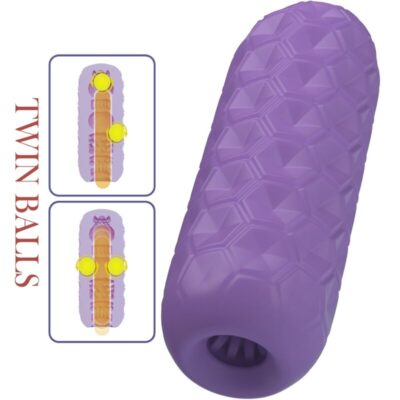 Pretty love - masturbador masculino twin balls roxo pretty love caliente. Pt