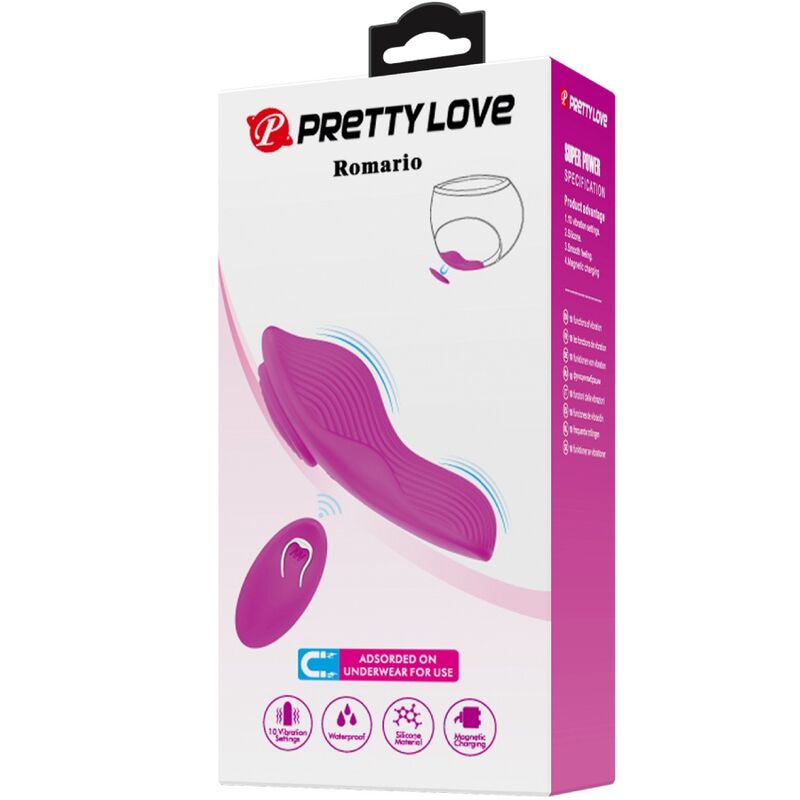PRETTY LOVE - ESTIMULADOR DE CLITÓRIS ROMARIO LAY-ON CONTROLE REMOTO ROSA 9 Pretty love - estimulador de clitóris romario lay-on controle remoto rosa - image 9