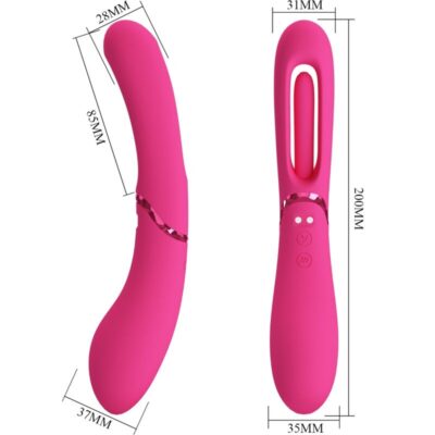 Romance - vibrador lexie g-spot 7 vibrações rosa romance caliente. Pt