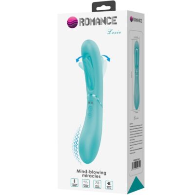 Romance - vibrador lexie g-spot 7 vibrações azul romance caliente. Pt