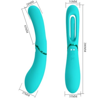 Romance - vibrador lexie g-spot 7 vibrações azul romance caliente. Pt
