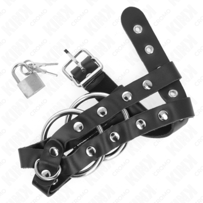 Kink - gaiola ajustável para pênis com trava kink ring power caliente. Pt