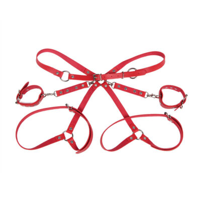 SUBBLIME - 953706 ALGEMAS COM CINTO BONDAGE VERMELHO TAMANHO ÚNICO 15 Subblime - 953706 algemas com cinto bondage vermelho tamanho único subblime fetish caliente. Pt