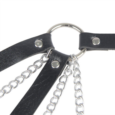 Subblime - 953713 punk bondage cinto metal fivela preto tamanho único subblime fetish caliente. Pt