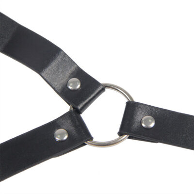 Subblime - 953720 bondage couro tiras breast clamps preto tamanho único subblime fetish caliente. Pt