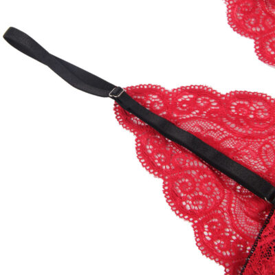 Subblime - 953898 camisola de seda e renda + calcinha vermelha s/m subblime sets caliente. Pt