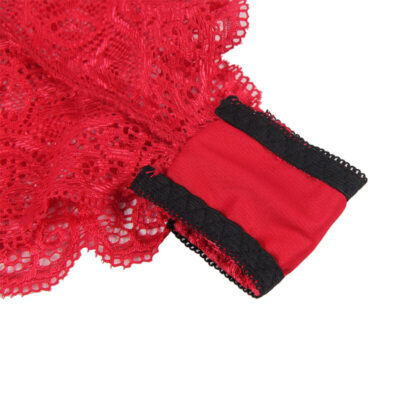Subblime - 953898 camisola de seda e renda + calcinha vermelha s/m subblime sets caliente. Pt
