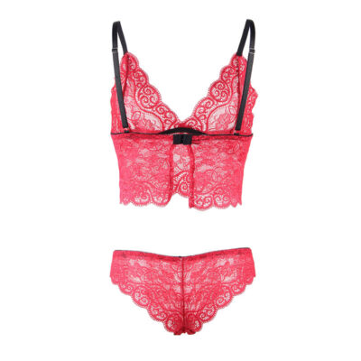 Subblime - 953898 camisola de seda e renda + calcinha vermelha s/m subblime sets caliente. Pt