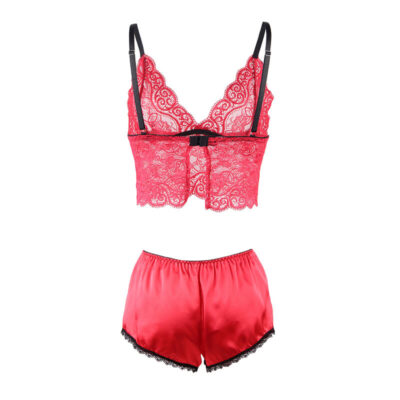 Subblime - 953904 camisola de seda e renda + calcinha vermelha l/xl subblime sets caliente. Pt