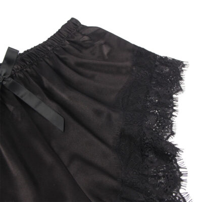 Subblime - 953935 camisola de seda casual + calça de renda preta s/m subblime sets caliente. Pt