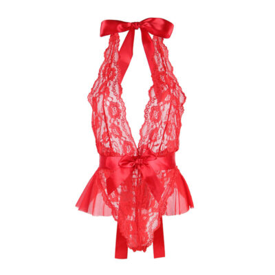 Subblime - 953973 body sexy com babados + cinto vermelho s/m subblime bodies caliente. Pt