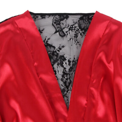 Subblime - 954024 camisola de renda transparente nas costas + tanga vermelho/preto l/xl subblime sets caliente. Pt