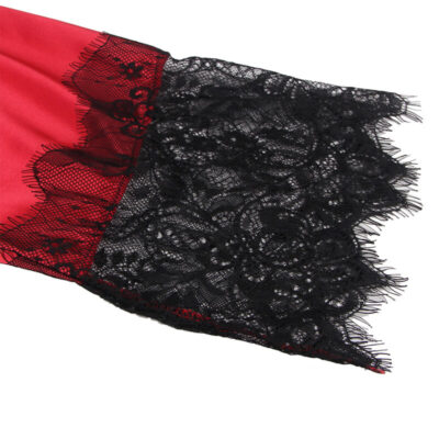 Subblime - 954024 camisola de renda transparente nas costas + tanga vermelho/preto l/xl subblime sets caliente. Pt
