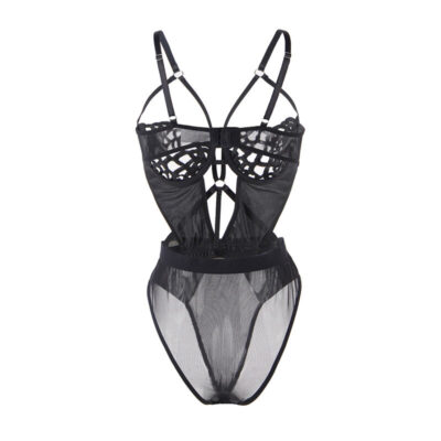 Subblime - 954055 body sexy de renda preto s/m subblime bodystockings caliente. Pt