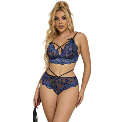 Subblime - 954062 sutiã + calcinha renda azul s/m subblime sets caliente. Pt