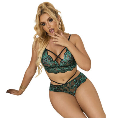 Subblime - 954086 sutiã + calcinha renda verde s/m subblime sets caliente. Pt