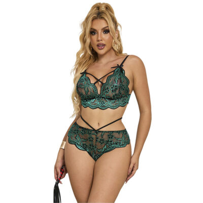 Subblime - 954086 sutiã + calcinha renda verde s/m subblime sets caliente. Pt
