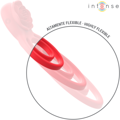 Intense - gail estimulador rose 10 vibrações vermelho controle remoto intense fun caliente. Pt
