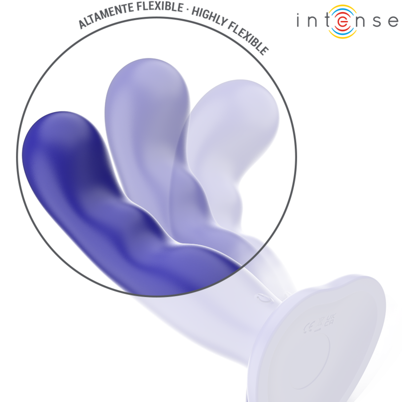 INTENSE - SHORTY VIBRADOR COM VENTOSA AZUL CONTROLE REMOTO 4 Intense - shorty vibrador com ventosa azul controle remoto - image 4
