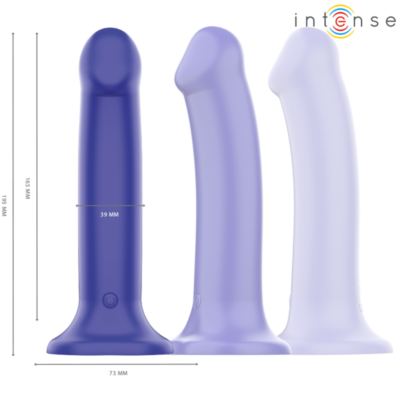 Alternative view of INTENSE - VICTORIA VIBRADOR COM VENTOSA 10 VIBRAÇÕES AZUL ESCURO CONTROLE REMOTO