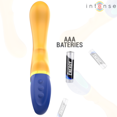 Intenso - vibrador shaggy g-spot amarelo intense fun caliente. Pt