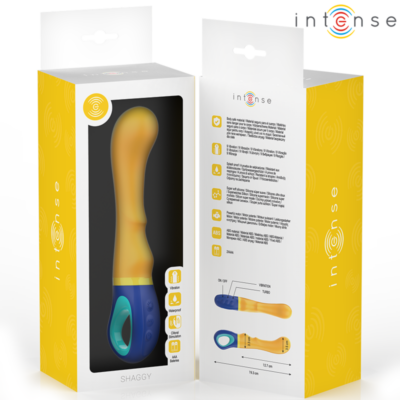 Intenso - vibrador shaggy g-spot amarelo intense fun caliente. Pt