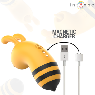 Intense - maya estimulador bee amarelo/preto intense fun caliente. Pt