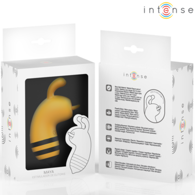 Intense - maya estimulador bee amarelo/preto intense fun caliente. Pt