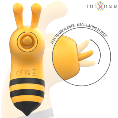 Intense - maya estimulador bee amarelo/preto intense fun caliente. Pt