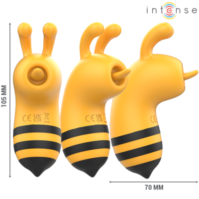 Intense - maya estimulador bee amarelo/preto intense fun caliente. Pt