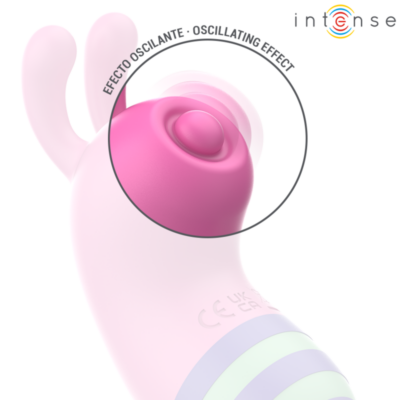 Intense - willie estimulador bee rosa/verde intense fun caliente. Pt
