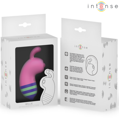 Intense - willie estimulador bee rosa/verde intense fun caliente. Pt