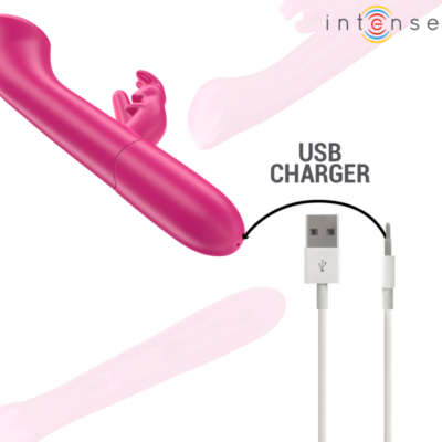 INTENSE - JULIETA RABBIT VIBRADOR 18,6 CM 10 VIBRAÇÕES ROSA 13 Intense - julieta rabbit vibrador 18,6 cm 10 vibrações rosa - image 7
