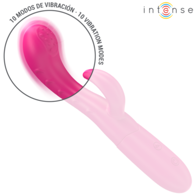 Intense - amara vibrador com língua estimulante 10 vibrações rosa intense fun caliente. Pt