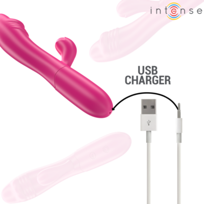 INTENSE - IVY VIBRADOR FLEXÍVEL 10 VIBRAÇÕES COM LÍNGUA ESTIMULANTE ROSA 13 Intense - ivy vibrador flexível 10 vibrações com língua estimulante rosa - image 7