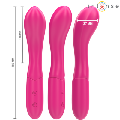 Intense - lisette vibrador 19 cm flexível 10 vibrações rosa - image 3